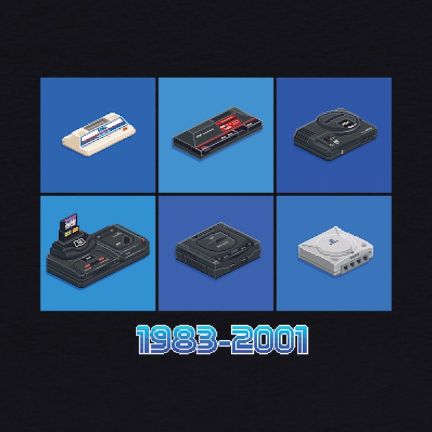 Retro Console Segaworks1983-2001 by arcadeperfect